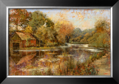 Autumnal Reflections by Michael Longo Pricing Limited Edition Print image