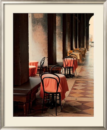 Cafe Arcade, Venice by John Scanlan Pricing Limited Edition Print image