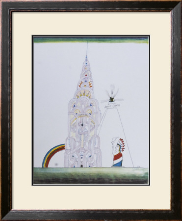 The Chrysler Building by Saul Steinberg Pricing Limited Edition Print image