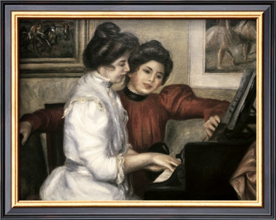 Lerolle Girls At The Piano by Pierre-Auguste Renoir Pricing Limited Edition Print image