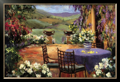 Countryside Terrace by Allayn Stevens Pricing Limited Edition Print image