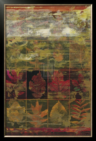 Leaves In A Row Iii by John Douglas Pricing Limited Edition Print image