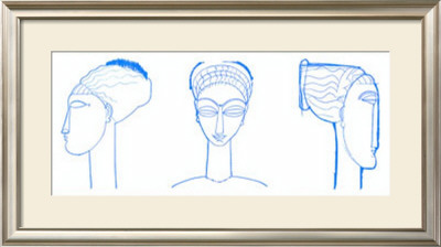 Heads In Blue by Amedeo Modigliani Pricing Limited Edition Print image