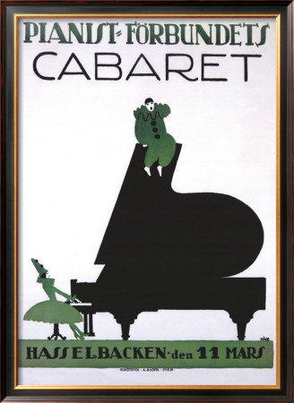 Pianist Forbundets Cabaret by Kage Pricing Limited Edition Print image