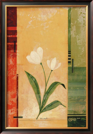 Two White Tulips by Fernando Leal Pricing Limited Edition Print image