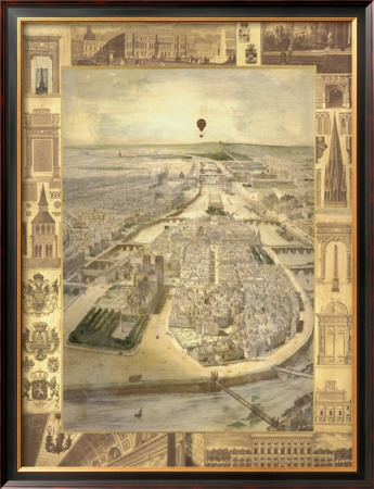 Carte De Paris I by Susan Gillette Pricing Limited Edition Print image