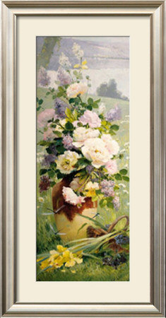 Spring Flowers by Eugene Henri Cauchois Pricing Limited Edition Print image