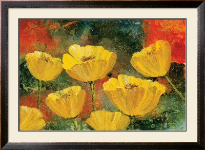 Yellow Pops Ii by Angellini Pricing Limited Edition Print image