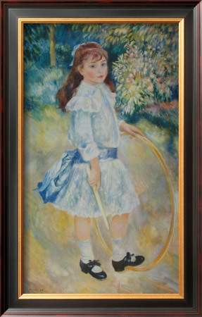 Girl With Hoop by Pierre-Auguste Renoir Pricing Limited Edition Print image