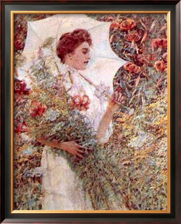 White Parasol by Robert Payton Reid Pricing Limited Edition Print image