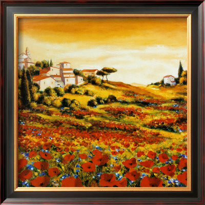 Valley Of Poppies by Richard Leblanc Pricing Limited Edition Print image