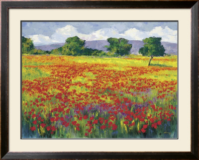 Poppies I by Jésus P. Camargo Pricing Limited Edition Print image