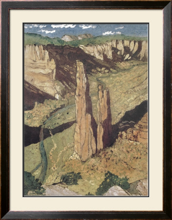 Spider Rock, Canyon De Chelly by Anna M. Balentine Pricing Limited Edition Print image