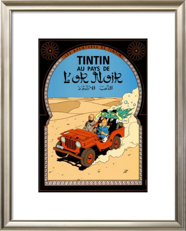 Tintin Au Pays De L'or Noir, C.1950 by Herge (Georges Remi) Pricing Limited Edition Print image