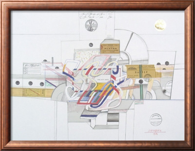 Ticket, 1977 by Saul Steinberg Pricing Limited Edition Print image