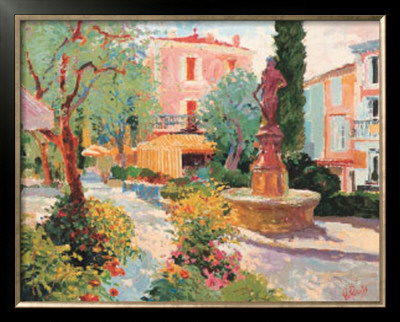 Place Mougins, 1989 by Paul Riley Pricing Limited Edition Print image