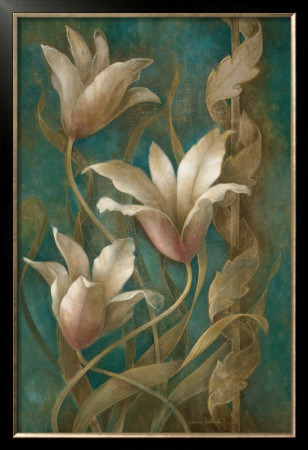 Tulips On Teals by Elaine Vollherbst-Lane Pricing Limited Edition Print image