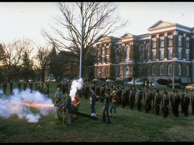 R.O.T.C. Semi-Annual Retreat Ceremony At University Of Ky by John Dominis Pricing Limited Edition Print image