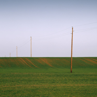 Electricity Pylons In A Swedish Countryside by Pierre Rosberg Pricing Limited Edition Print image