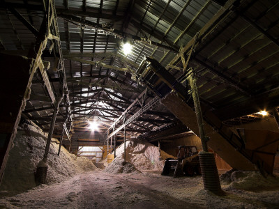 Sawdust In A Warehouse At Night by David Elton Pricing Limited Edition Print image