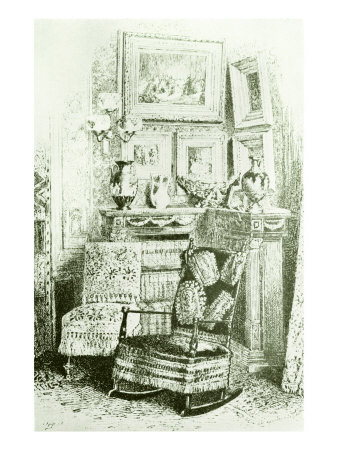 American Home Interior From The Late Nineteenth Century by Hugh Thomson Pricing Limited Edition Print image