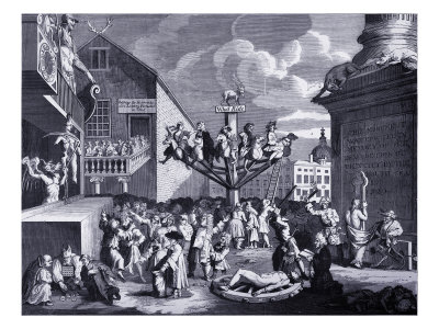 The South Sea Bubble - An Allegory, 18Th Century Engraving By William Hogarth by William Hole Pricing Limited Edition Print image