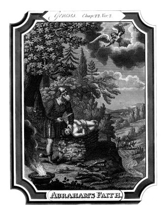 Abraham Prepares To Sacrifice His Son, Isaac, When An Angel Intervenes by William Hole Pricing Limited Edition Print image