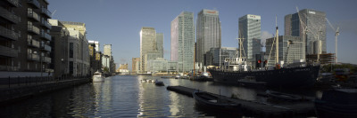 Millwall Dock, London Docklands by Richard Bryant Pricing Limited Edition Print image
