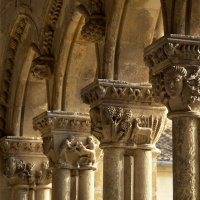 Church In Santa Maria La Real De Nieva, Decorated Capitals In The Cloister by Joe Cornish Pricing Limited Edition Print image