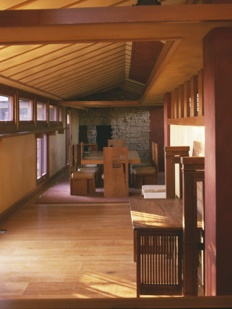 Frank Lloyd Wright's Studio At Taliesin, Spring Green, Wisconsin, Architect: Frank Lloyd Wright by Alan Weintraub Pricing Limited Edition Print image