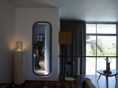 Santa Monica On House, Bedroom En-Suite, Architect: Oscar Niemeyer by Alan Weintraub Pricing Limited Edition Print image