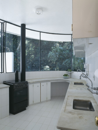 Canoas House, Rio De Janeiro, Kitchen, Architect: Oscar Niemeyer by Alan Weintraub Pricing Limited Edition Print image
