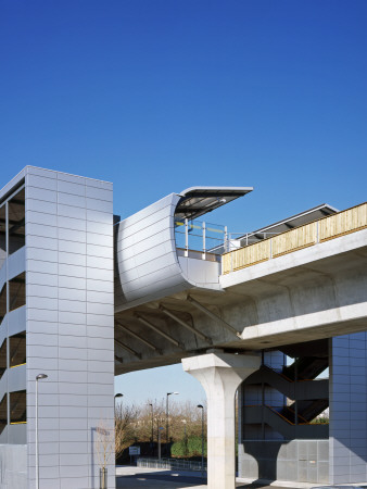 Pontoon Dock Dlr Station, Docklands Light Railway Extension, London, 2006 by Ben Luxmoore Pricing Limited Edition Print image