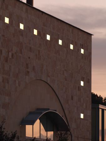 Palacio De Congresos Y Exposiciones In Evening Light (Portrait), Salamanca, Castilla Y Leon, Spain by David Borland Pricing Limited Edition Print image