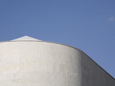 Detail Of Roofline Of South Facade Of Escuela De Nautica - Nautical Academy (1963-70), Cadiz Spain by David Borland Pricing Limited Edition Print image