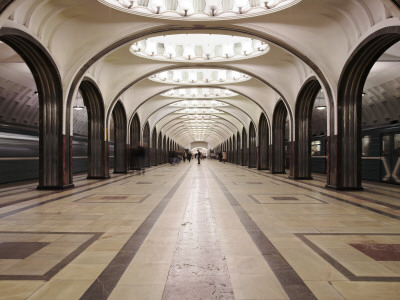 Underground Station, Moscow Metro by David Clapp Pricing Limited Edition Print image