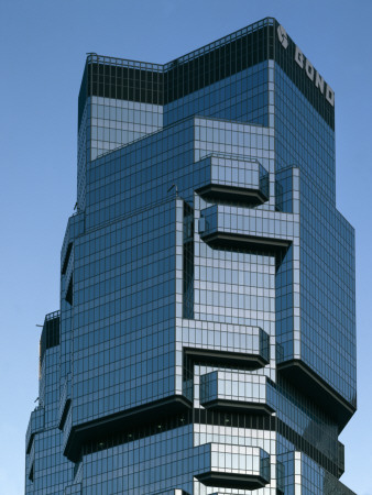 Lippo Centre Known As Bond Centre, Hong Kong, China, (1986-1988), Architect: Paul Rudolph by Ian Lambot Pricing Limited Edition Print image