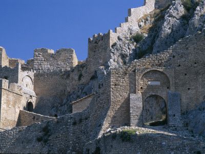 The Three Entrance Gates, Acrocorinth, Peloponnese, Greece by Joe Cornish Pricing Limited Edition Print image