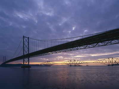 Forth Bridges, South Queensferry, Scotland by Joe Cornish Pricing Limited Edition Print image