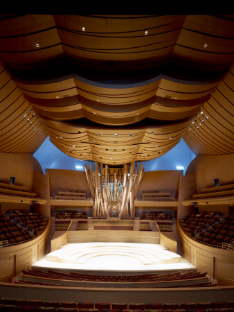 Walt Disney Concert Hall, Downtown Los Angeles - Main Hall, Architect: Gehry Partners by John Edward Linden Pricing Limited Edition Print image