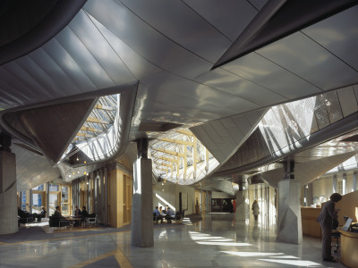 Scottish Parliament, Edinburgh, Scotland, Garden Foyer by Keith Hunter Pricing Limited Edition Print image