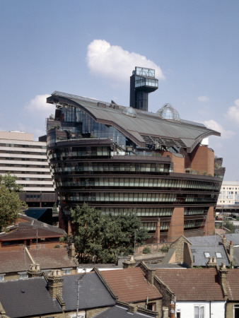 The Ark, Hammersmith, London, Rooftops, Architect: Ralph Erskine by Lewis Gasson Pricing Limited Edition Print image