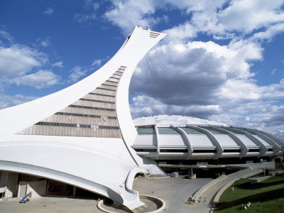 Olympic Stadium, Montreal 1976, Exterior, Architect: Roger Taillibert by Michael Harding Pricing Limited Edition Print image
