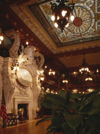 The New York Yacht Club, Fireplace In Model Room, New York City, 1899 by Lucinda Lambton Pricing Limited Edition Print image