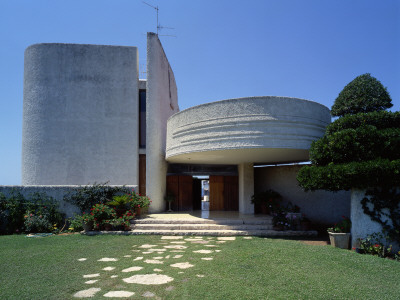 Villa La Saracena, Santa Marinella, 1954, Exterior, Architect: Luigi Moretti by Marcus Bleyl Pricing Limited Edition Print image