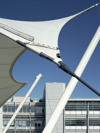 Dss, Newcastle Upon Tyne, Canopy Detail, Architect: Hopkins And Partners by Keith Hunter Pricing Limited Edition Print image