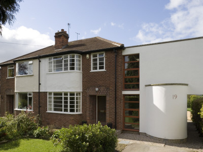 Modernist House Extension, Rawdon, Leeds, 2004, Architect: Bauman Lyons by Martine Hamilton Knight Pricing Limited Edition Print image