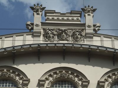 Art Nouveau Detail, Riga by Natalie Tepper Pricing Limited Edition Print image