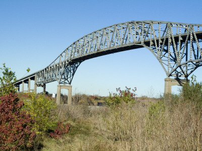 Martin Luther King Bridge, Formerly Gulfgate Bridge, Port Arthur, Texas by Natalie Tepper Pricing Limited Edition Print image