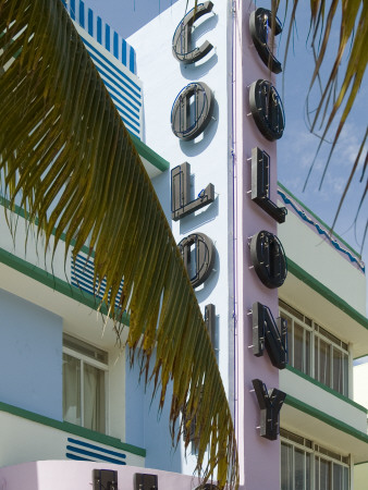 Colony Hotel, South Bach, Miami Beach, Florida by Natalie Tepper Pricing Limited Edition Print image
